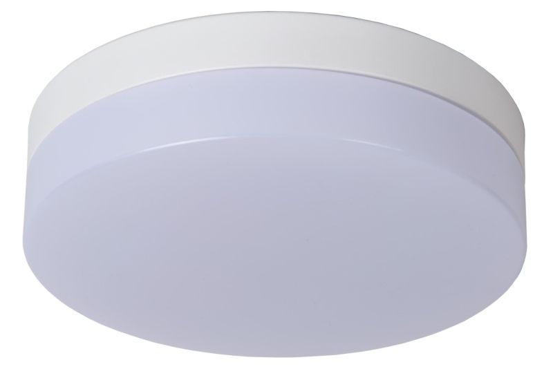 Lucide BISKIT - Zapustené stropné svietidlo Kúpeľňa - Ø 23 cm - LED - 1x12W 2700K - IP44 - Biela